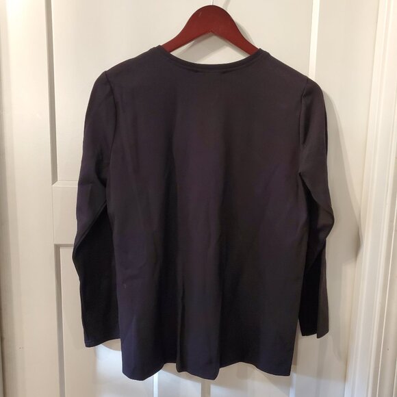 BNWT Peace of Cloth Robyn Long Sleeve Crew - Mixed Media Top Sz Small - Picture 4 of 7